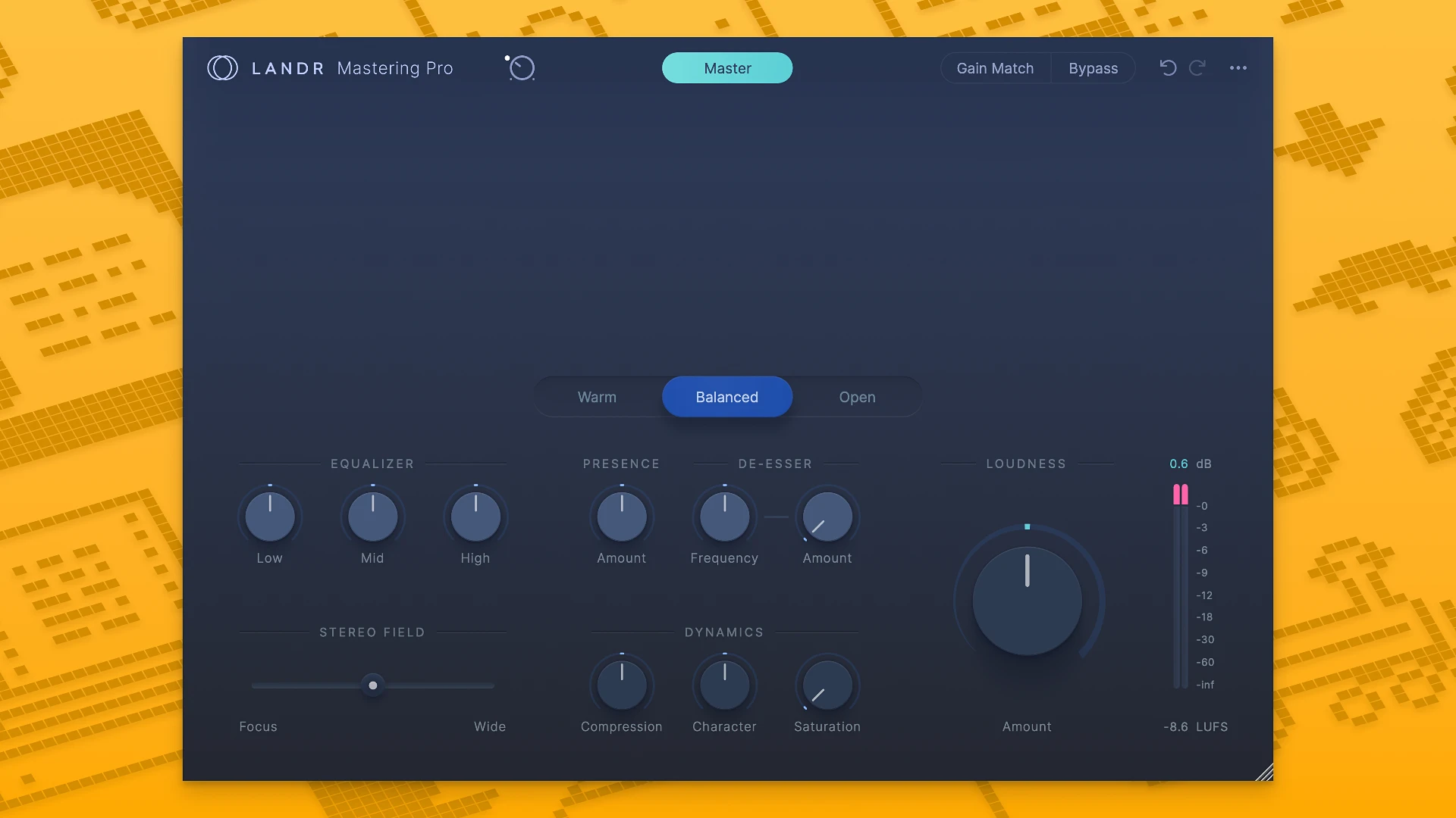 LANDR Mastering Plugin PRO screenshot 1